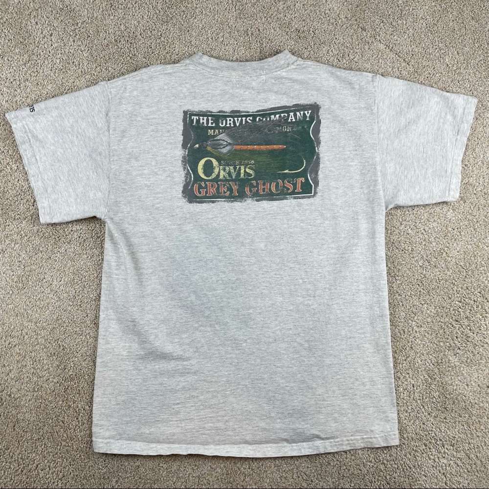 Vintage the orvis company grey ghost fishing shirt